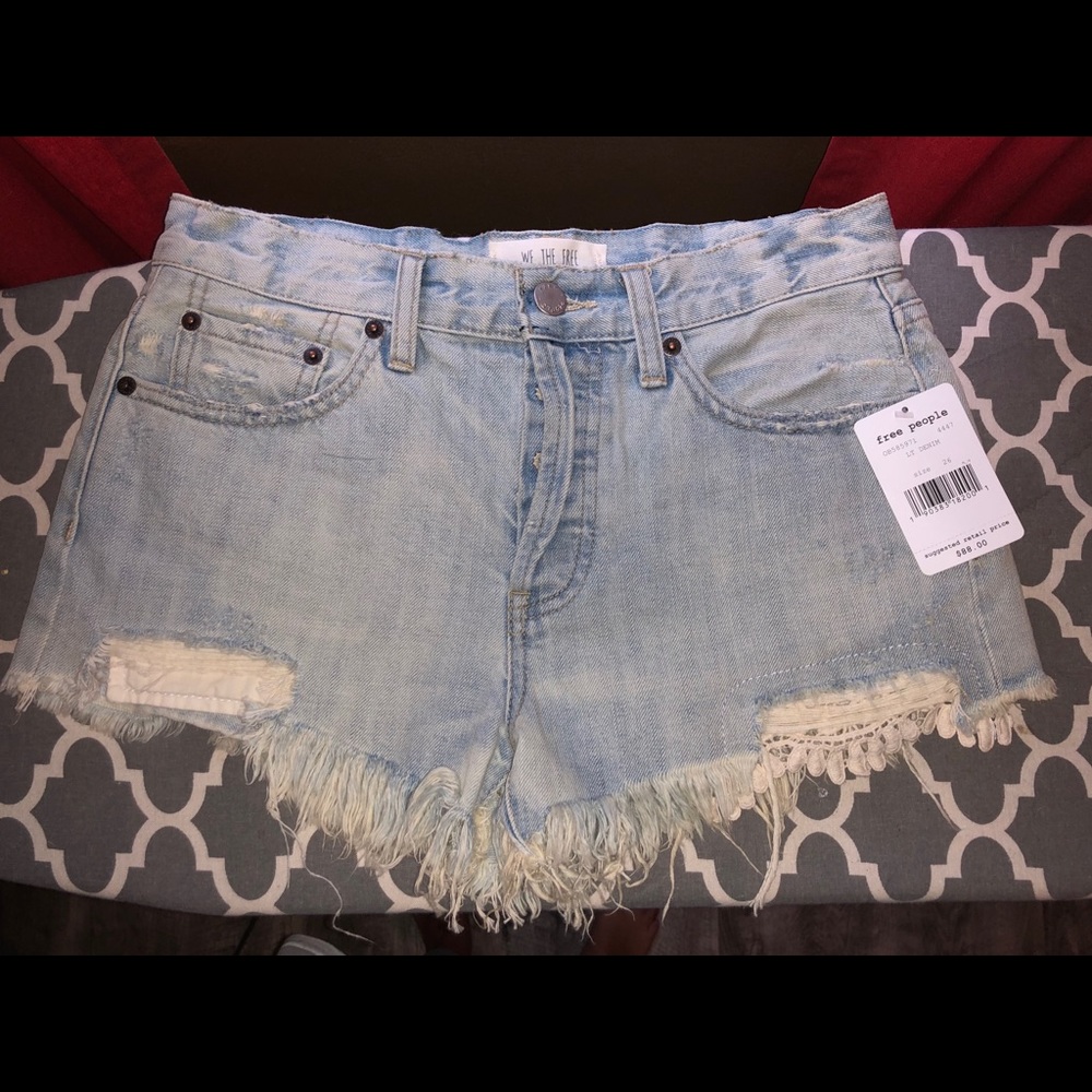 NWT! Free People Denim Shorts